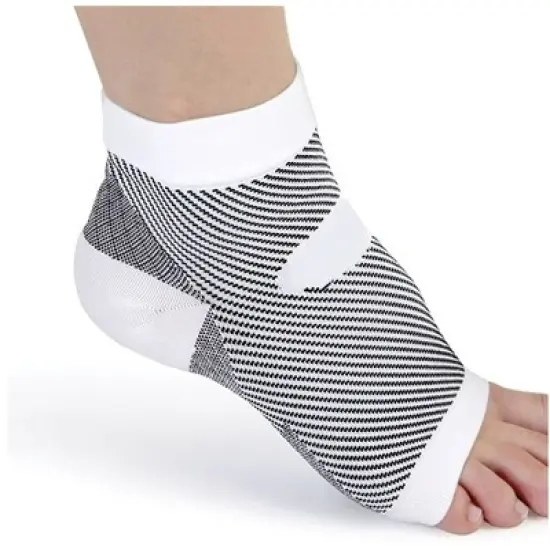 Evertone Pain Relief Compression Foot Sleeve Open Compression Sock- 2 Pairs image {1}