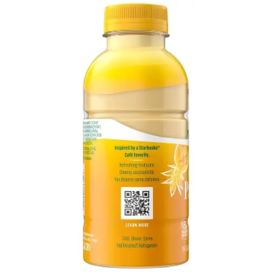 Starbucks Paradise Drink Pineapple Passionfruit + Coconut Milk - 14 fl oz Bottle image {1}