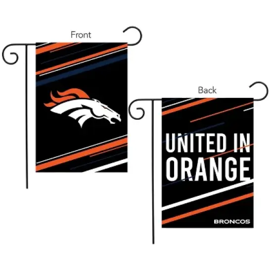 Briarwood Lane Denver Broncos Slogan Garden Flag NFL Licensed 12. image {3}