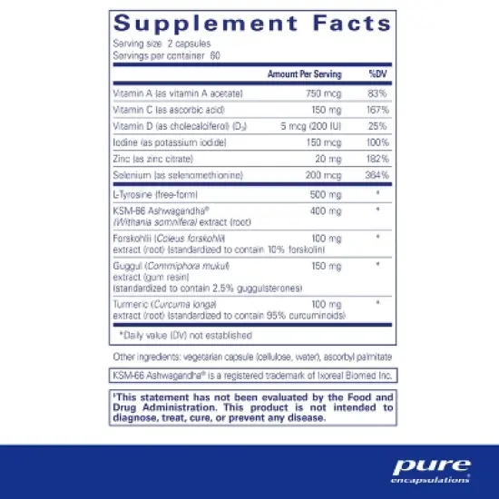 Pure Encapsulations Thyroid Support Complex image {1}