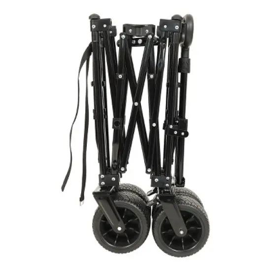 YONWAY Heavy-Duty All-Terrain Folding Utility Wagon Cart with Large Beach Wheels, Adjustable Handle,480lbs Capacity,for Camping, Beach image {7}