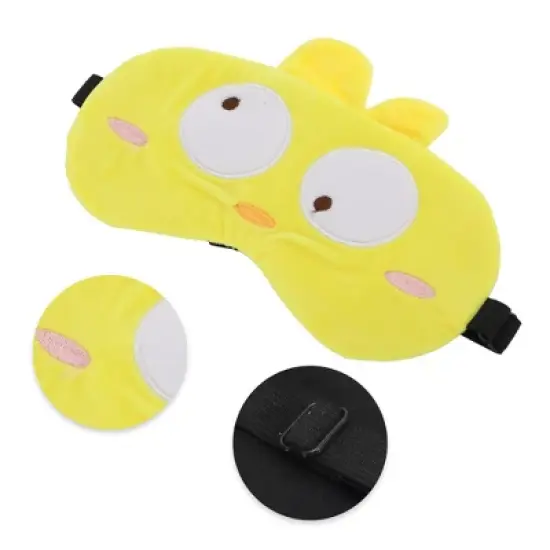 Unique Bargains Soft Cartoon Sleep Mask Duck Yellow 1 Pc image {2}