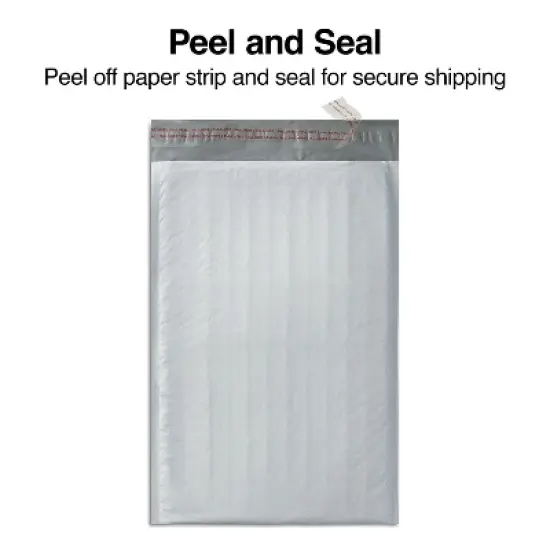 Sealed Air Jiffy TuffGard Self-Seal Cushioned Mailer #2 8 1/2 x 12 White 25/Carton 37713 image {3}