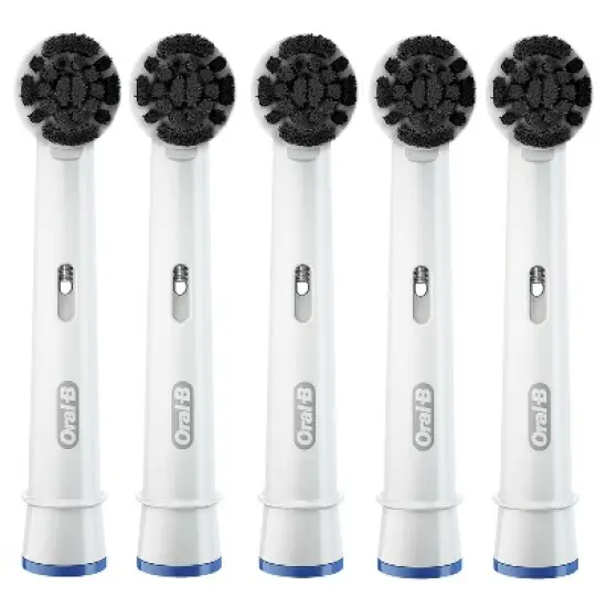 Oral-B Charcoal Electric Toothbrush Replacement Brush Heads Refill - 5ct image {1}
