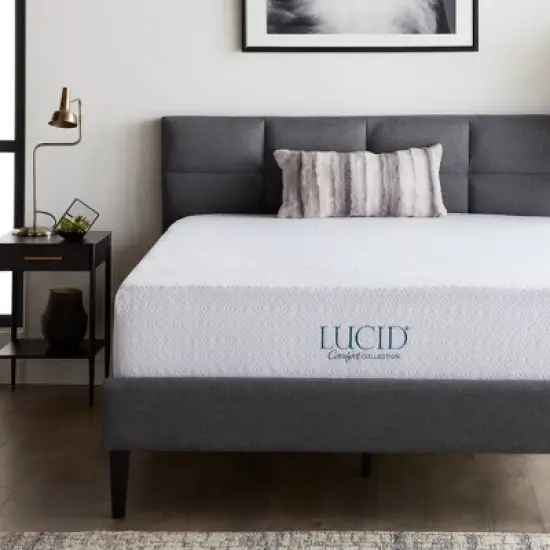 Lucid Comfort Collection 12" Memory Foam Mattress image {7}