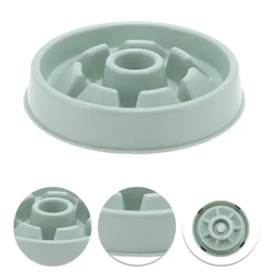 Unique Bargains Convenient Round Dog Water Bowl 1 Pc image {2}