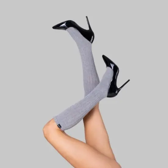 LECHERY Unisex Scrunch Slouchy Woven Tab Socks (1 Pair) image {10}