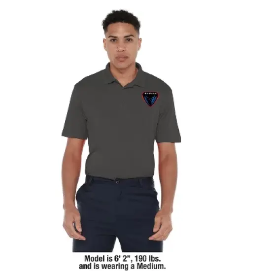 Men's DePaul University Adult Polo Left Chest Logo image {2}