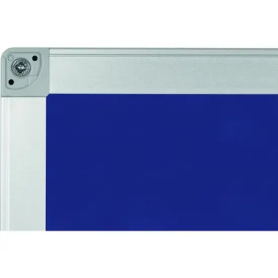 MasterVision - Ayda - Fabric 36"W Bulletin Board - Blue - 0.5 in. x 36 in. - 1 Each image {2}