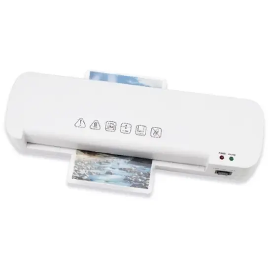 MOVSSOU Laminator Machine A4 13in Hot & Cold With Paper Trimmer and Corner Rounder image {7}