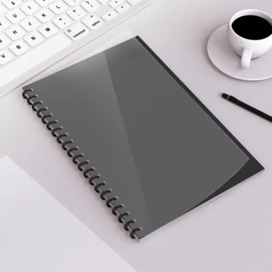 Unique Bargains Un-Punched A4 Letter Size Clear PVC Binding Covers 10 Pcs 8.3"x11.7" image {3}