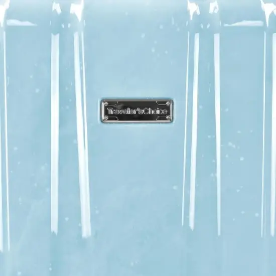 Traveler's Choice Ruma II Hardside Expandable Spinner Medium Checked Suitcase image {3}