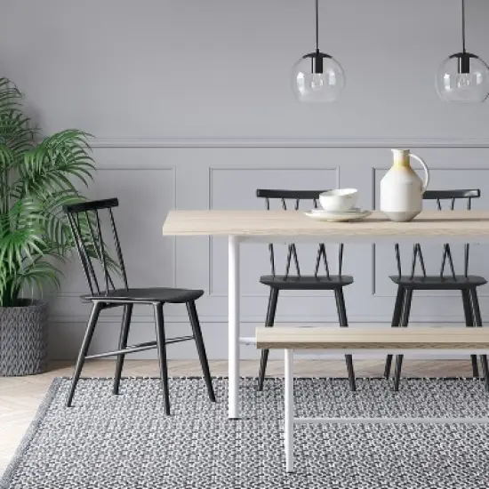 Becket Metal X Back Dining Chair - Threshold&trade; image {1}