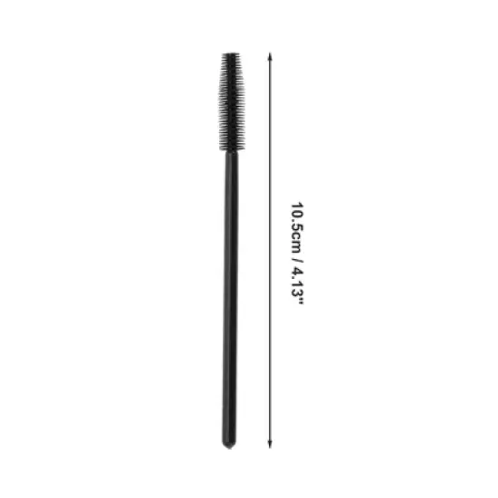 Unique Bargains Convenient Silicone Eyelash Brush 50 Pcs image {1}
