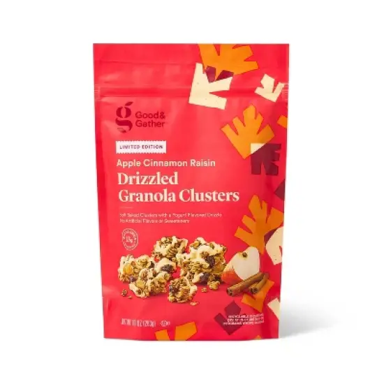 Apple Cinnamon Raisin Drizzled Granola Clusters - 10oz - Good & Gather&trade; image {3}