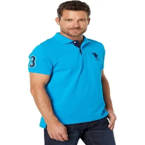 U.S. Polo Assn. Men's Short Sleeve Polo Shirt with Applique image {10}