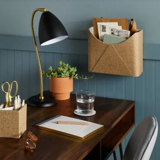 52 Page Special Rule Undated Weekly Menu Planner Blue Top - Threshold&trade;: Recycled Paper Journal & Meal Planner image {1}