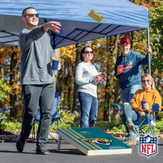 NFL Jacksonville Jaguars 2'x3' Wood Cornhole Set image {6}