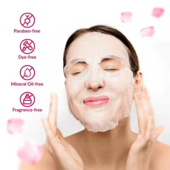 Hada Labo Tokyo Anti-Aging Facial Sheet Mask, Spa Face Mask Firms & Hydrates - 4 ct image {6}