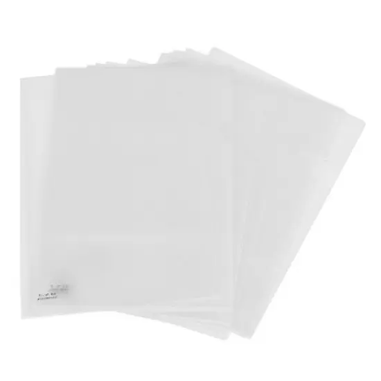 Unique Bargains Reuseable A4 Paper File Folder Clear 12" x 8.5" 20 Pcs image {3}