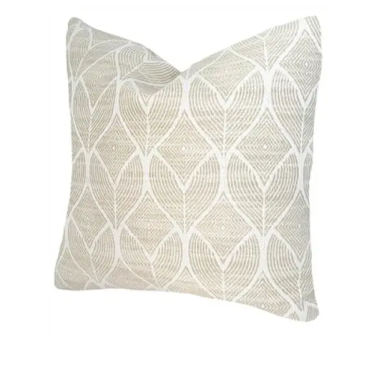 Cool Tropics Beige Indoor Outdoor Pillow image {10}