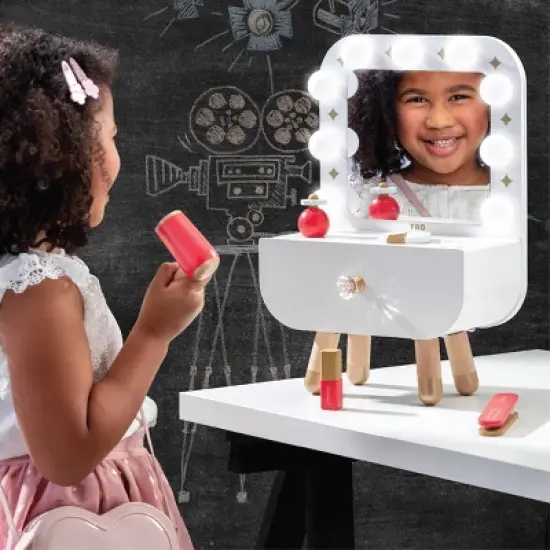 FAO Schwarz Make-Believe Magic Vanity Mirror Makeup Set image {1}