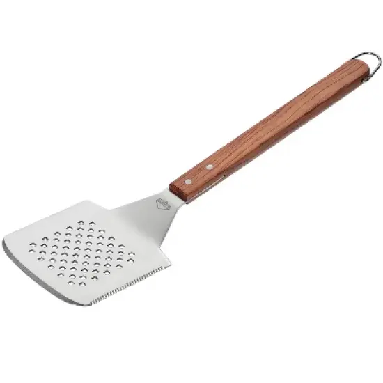 Kuchenprofi Heavy Duty Texas BBQ Turner w/ Holes & Serrated Edge, 17-Inch x 5-Inch image {1}