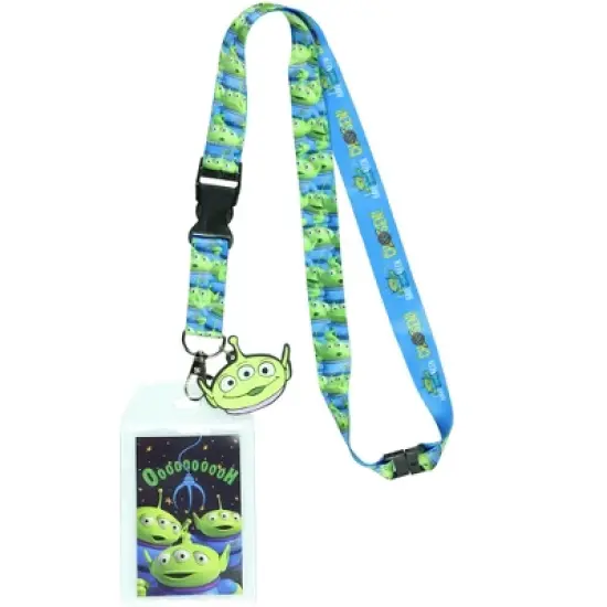 Disney Toy Story Alien I Have Been Chosen Lanyard with ID Holder and Charm image {5}