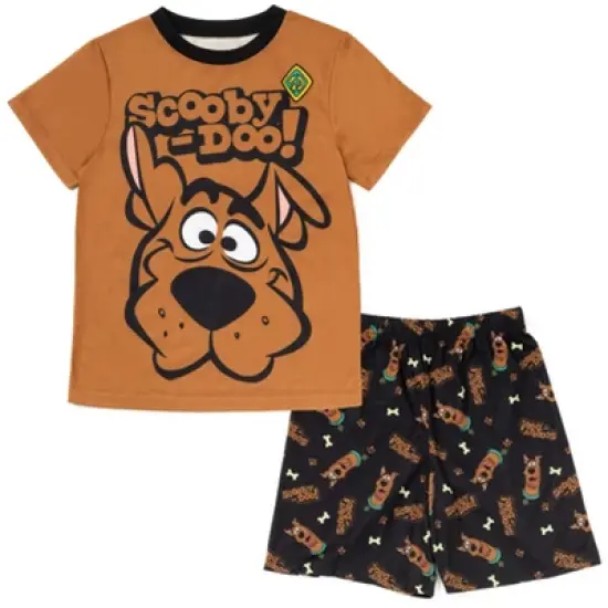 Scooby-Doo Scooby Doo Daphne Fred Velma Pajama Shirt and Shorts Sleep Set Little Kid to Big Kid  image {8}