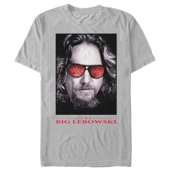 Men's The Big Lebowski The Dude Sunglasses Poster T-Shirt image {2}