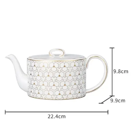 The Whispers of Elegance Tea Service Collection - 600 cc tea pot image {1}
