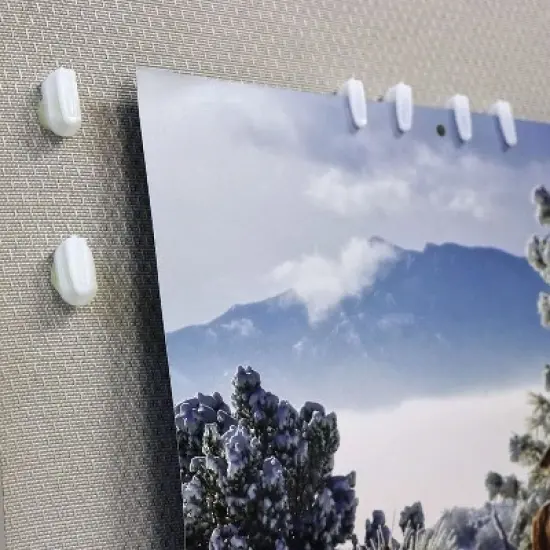 StikkiWorks StikkiCLIPS Adhesive Clips, White, 20 Per Pack, 6 Packs image {2}