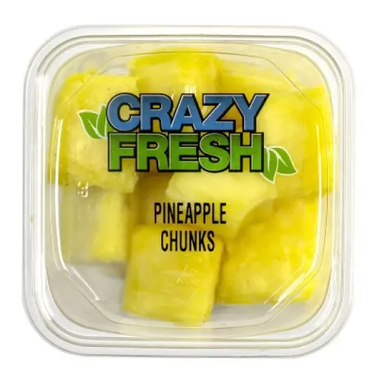Crazy Fresh Pineapple Chunks - 12oz image {3}