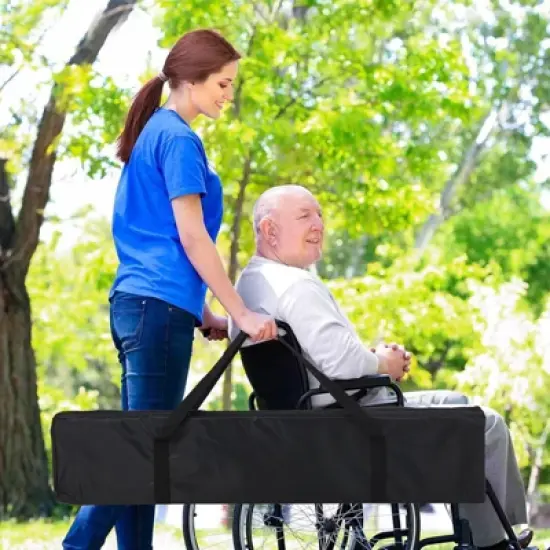 6 FT Telescoping Wheelchair Ramp for Home Steps, Aluminum Portable Wheelchair Ramps with Carrying Bag image {2}