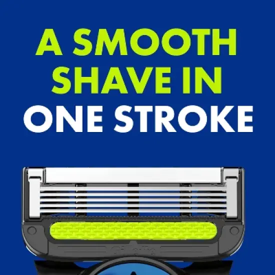 Gillette Labs Men's Special NFL Seahawks Edition Shaving Razor with 4 Refills and Magnetic Stand image {6}