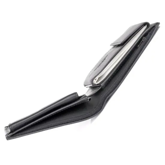 Dopp Regatta Convertible Billfold Wallet with Zip Bill Compartment - Black image {4}