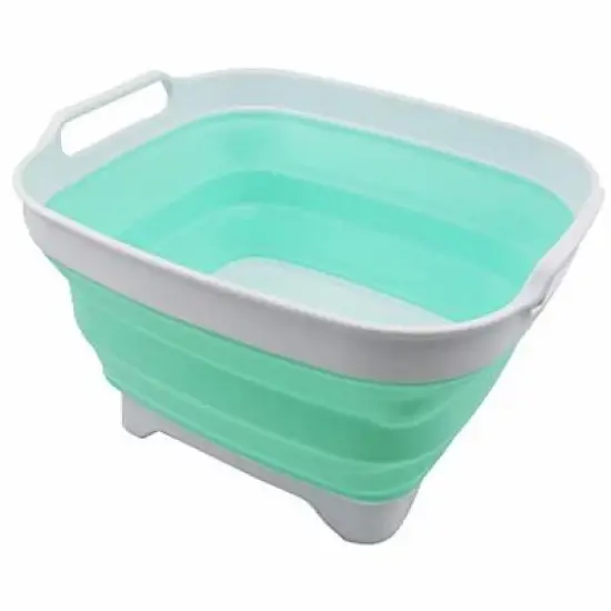SAMMART 7.5L (2 Gallons) Collapsible Dishpan with Draining Plug image {17}