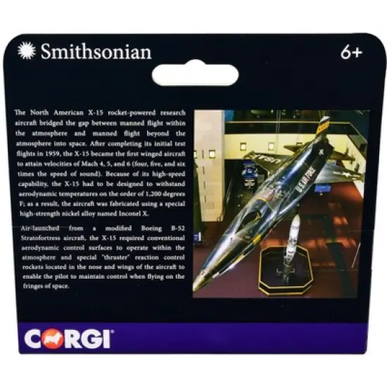 North American X-15 Rocket-Powered Aircraft "NASA - US Air Force" "Smithsonian" Series Diecast Model by Corgi image {2}