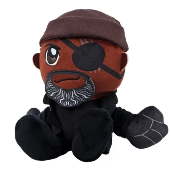Bleacher Creatures Marvel Nick Fury Secret Invasion 8" Kuricha Sitting Plush image {4}