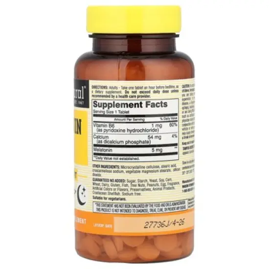 Mason Natural Melatonin, 300 Tablets image {1}