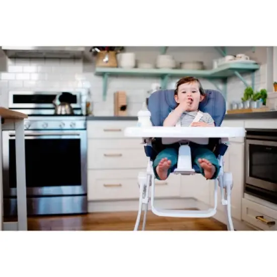 Joovy Nook NB High Chair Compact Fold Reclinable Seat - Slate image {3}