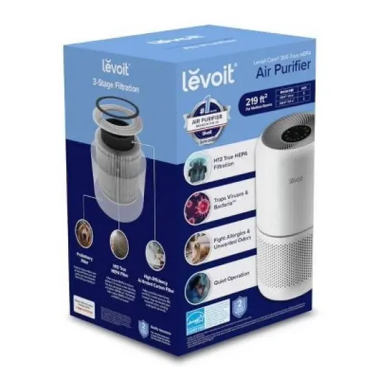 Levoit Core 300 True HEPA Air Purifier White image {6}