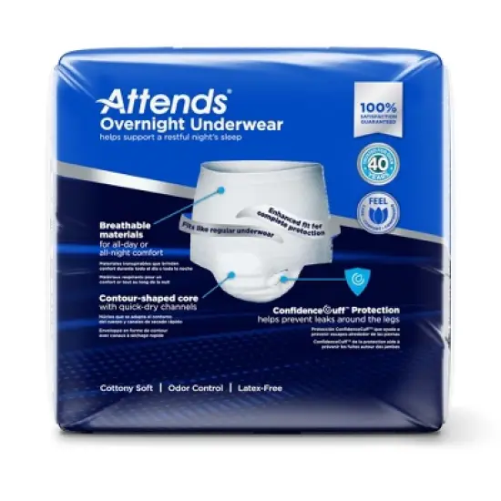 Attends Discreet Disposable Underwear, Heavy image {3}