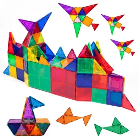 Picasso Tiles Magnetic Tile 100pc Building Set image {6}