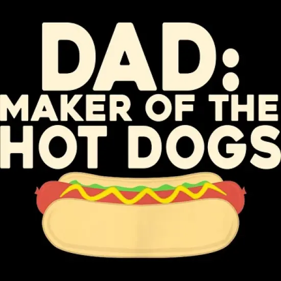 Men's Design By Humans Dad Maker Of The Hotdogs By MeowShop Tank Top image {1}
