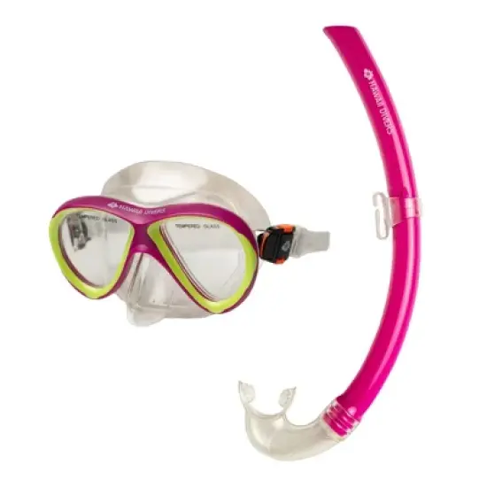 Hawaii Divers Combo Guppy -  Pink/ Bright Yellow (4+ Years) image {1}
