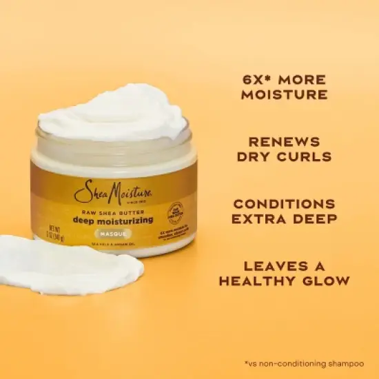 SheaMoisture Raw Shea Butter Moisturizing Hair Mask image {4}