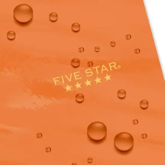 Five Star Active Subject Wide Ruled Notebook 80ct Orange image {5}
