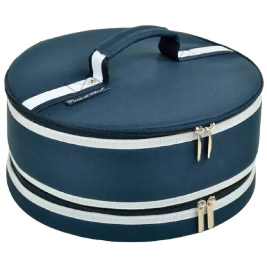 Picnic at Ascot Pie and Cake Carrier 12" Diameter - Rigid No Sag - Sides, Top, Bottom image {1}