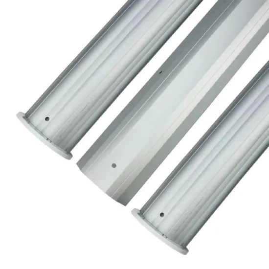 Swim Central HydroTools Hexagonal Aluminum Solar Cover Reel Tube Kit - 5" x 20' image {4}